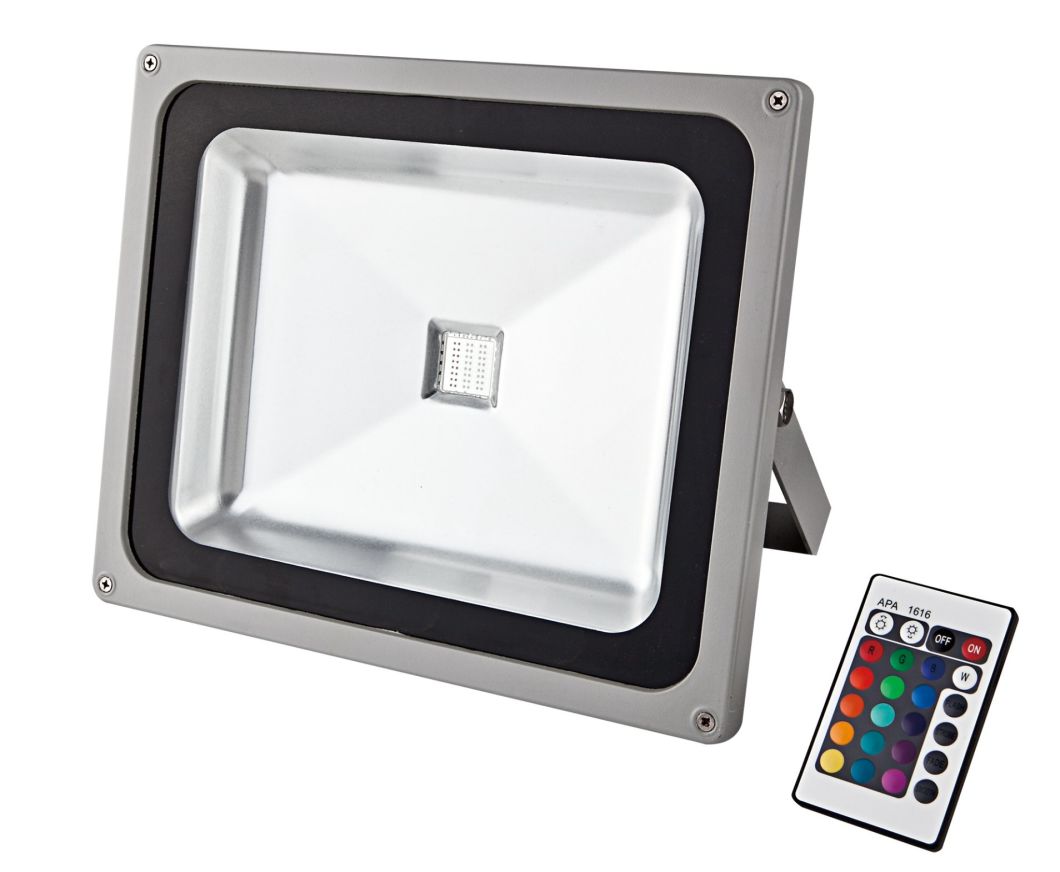 30W RGB LED Flood Light with Remote Control (LFL5-30W)