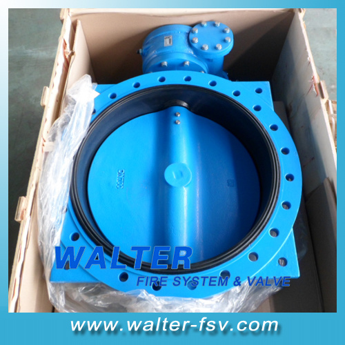 Worm Gear Flange Butterfly Valve with EPDM Seat