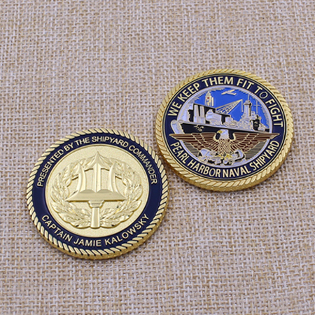 Soft Enamel Metal Us Army Challenge Coin for Collection