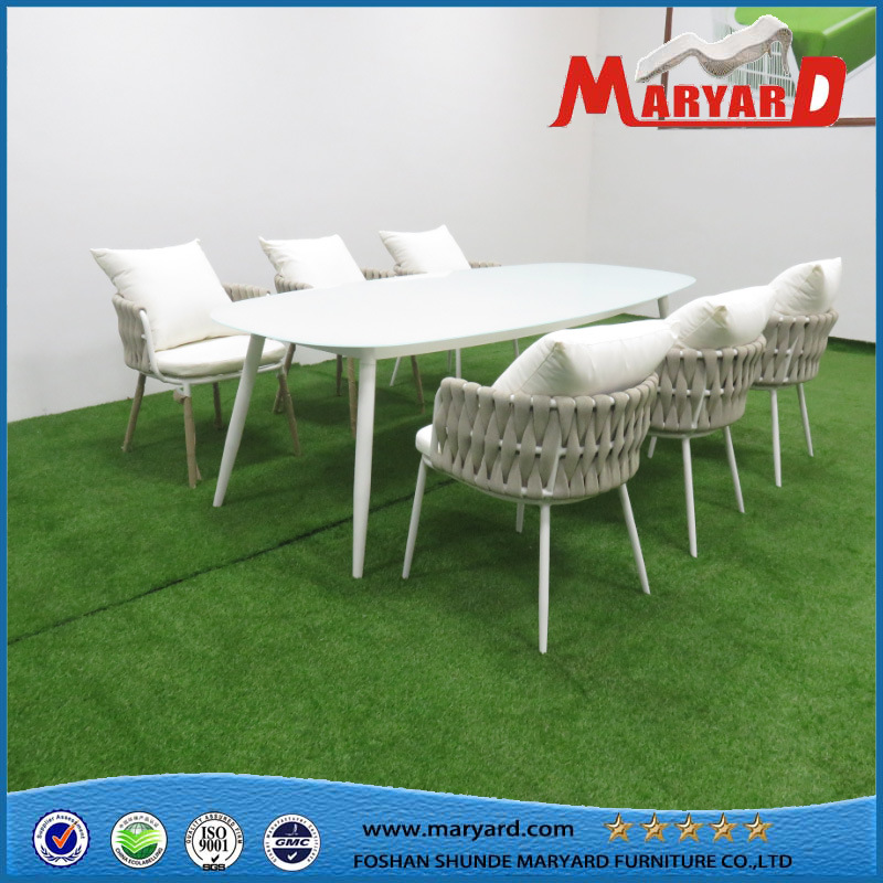 Rope Woven Outdoor Furniture for Dining