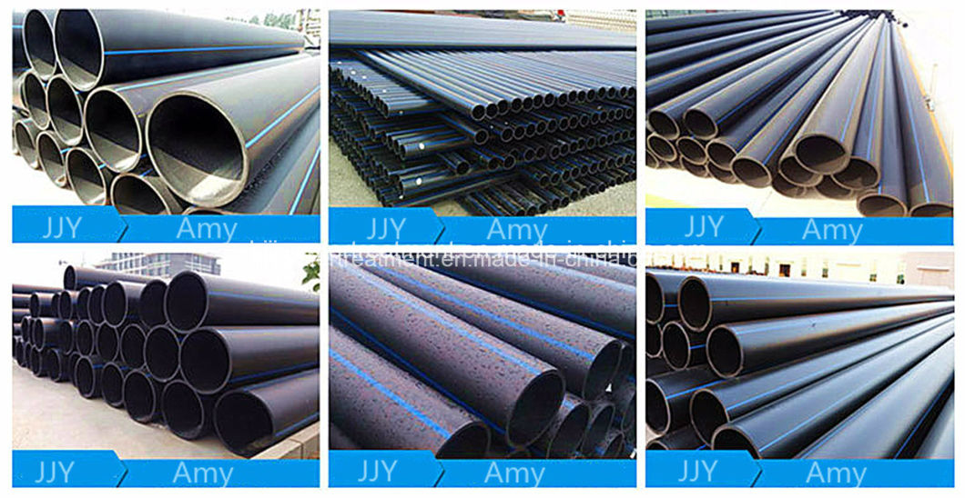 Black Plastic HDPE PE Pipe Fitting for Water Supply