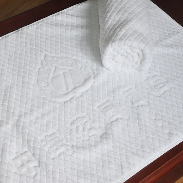 Anti-Slip Hotel Special Safety 100% Cotton Bath Mat