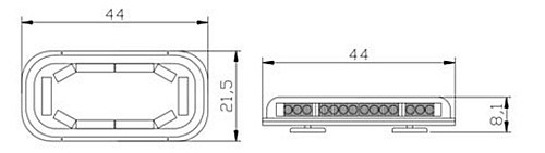 China LED Emergency Warning Mini Light Bar for All Auto