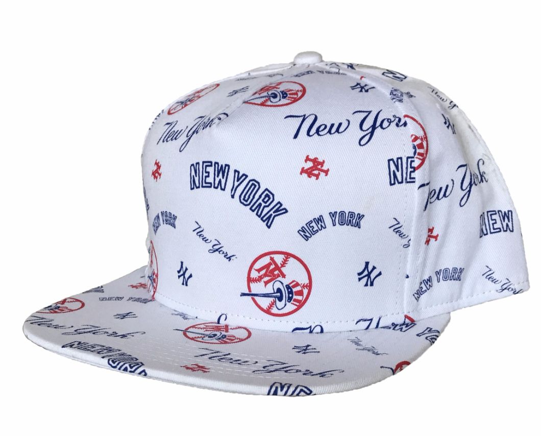 Fashion Design 5 Panel Hat Printing Pattern Baseball Cap