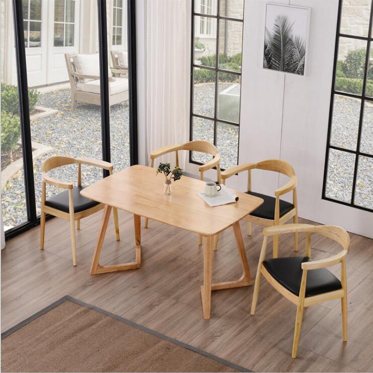 Modern Iron Legs Dining Chair for Restaurant Cafe Furniture