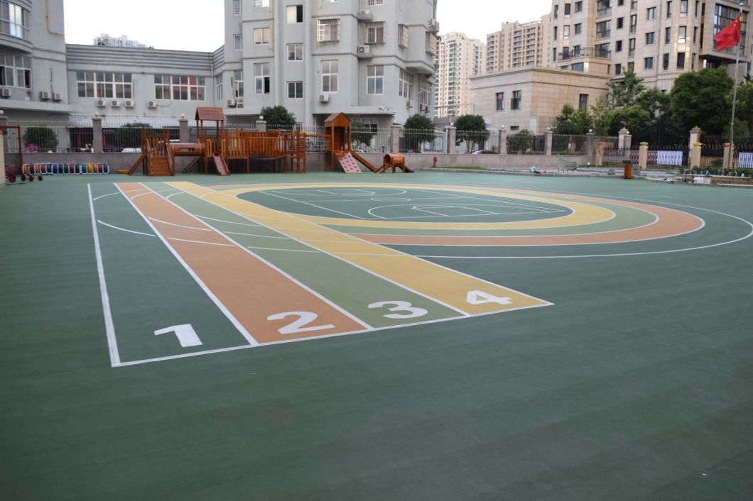 Prefabricated Playground Floor 6mm Rubber Flooring Roll