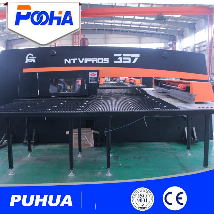Hydraulic CNC Turret Punching Equipment for Steel Plate Hole Punching
