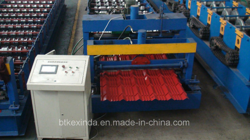 Kxd 960 Aluminum Roofing Sheet Glazed Tile Roll Forming Machine