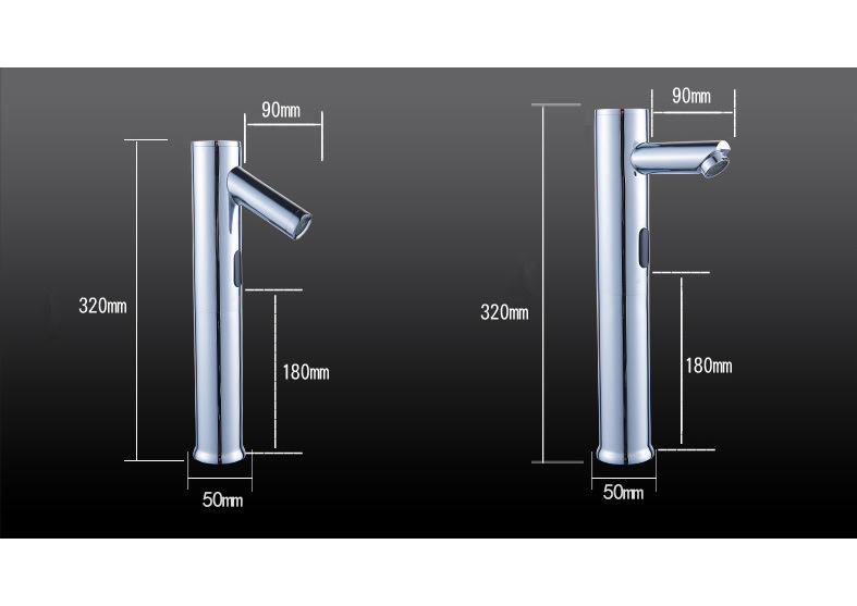 Basin Automatic Faucet Chrome Plated (FDS-6018)