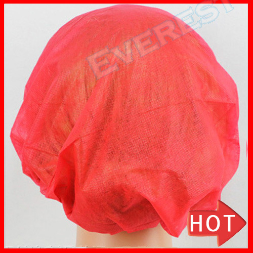 Disposable Nonwoven Bouffant Hairnet Cap, Hair Net, Mob Cap, Mop Cap, Disposable Cap, Doctor Cap, Owear Surgical Cap, Bouffant Cap, Nurse Cap, Polypropylene Cap