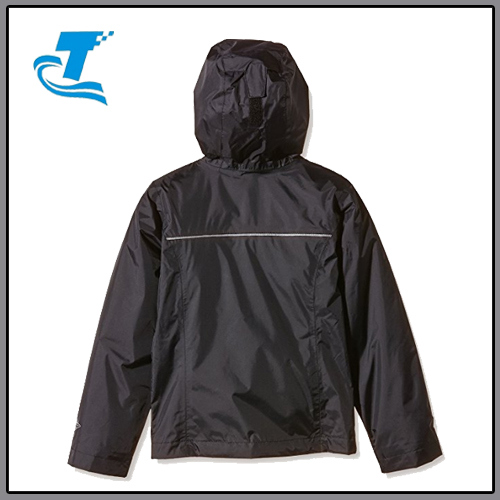 Girl's Waterproof Packable Rain Jacket