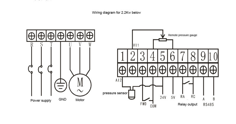 Built-in Timing Water Supply IP54 Variable Speed Drive for Pump