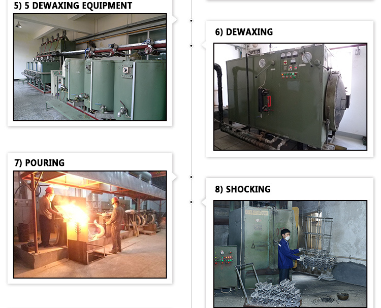 Custom MIG Welding Parts with Stainless Steel Investment Casting