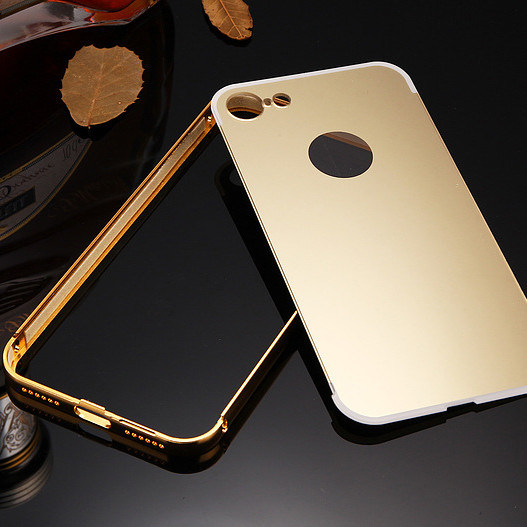 Aluminum Metal Mirror Smartphone Case for iPhone 7 7plus