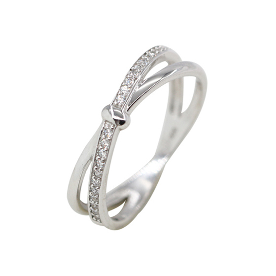 925 Steling Silver CZ Jewelry Finger Ring, Lead and Nickel Free (KR3229)