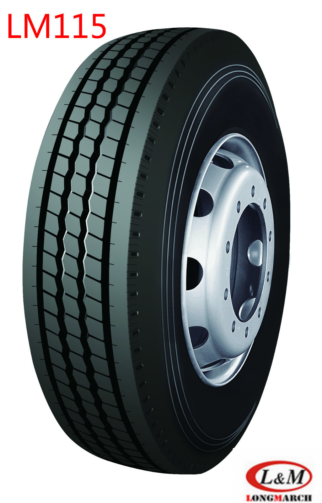LONGMARCH Drive/Steer/Trailer Tyre for All Positions (115)