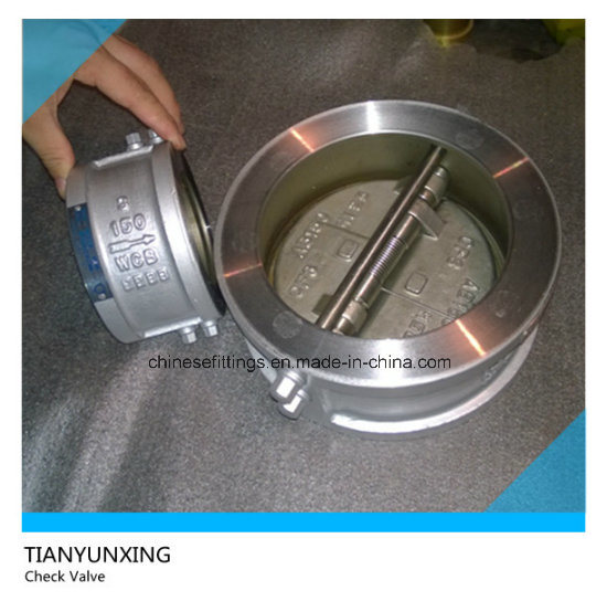 ANSI Stainless Steel Dual Disc Wafer Butterfly Check Valve