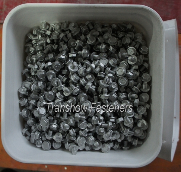 5/16X3/4 Inch Galvanized Hex Flange Screw