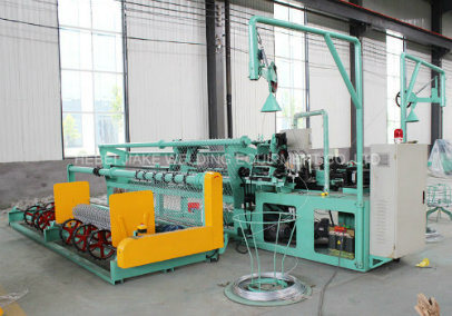 PVC Coated Galvanized Steel Wire Fully-Automatic Chain Link Fence Machine