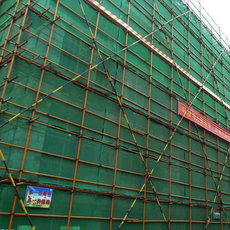 Heavy Duty Scaffold Building Green Construction Safety Net