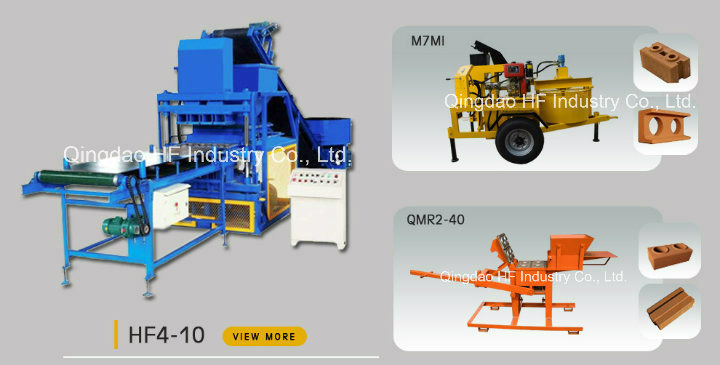 Very Small Machines in China Qmr2-40 Interlocking Compressed Earth Brick Block Making Machine Equipment for Brick Factory