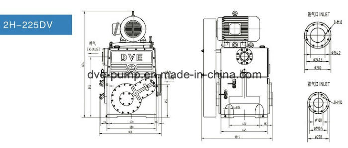 Double Stage Sliding Valve Pumps for Pneumatic Convey