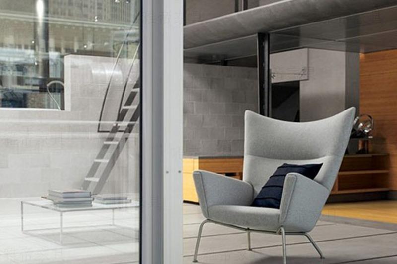 Fabric/Leather Metal Hotel Lobby Executive Room Office Furniture Sofa