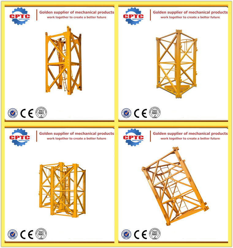 Mast Section Tower Crane Spare Parts Qtz Customized