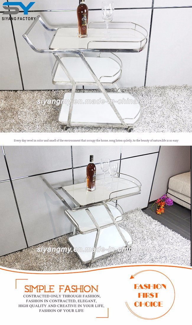 Stainless Steel Hospital Instrument Trolley for Sale