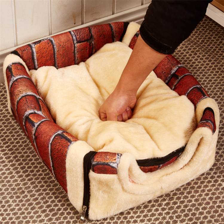 2017 Multifuctional Dog House Nest Bed with Mat Foldable Pet Dog