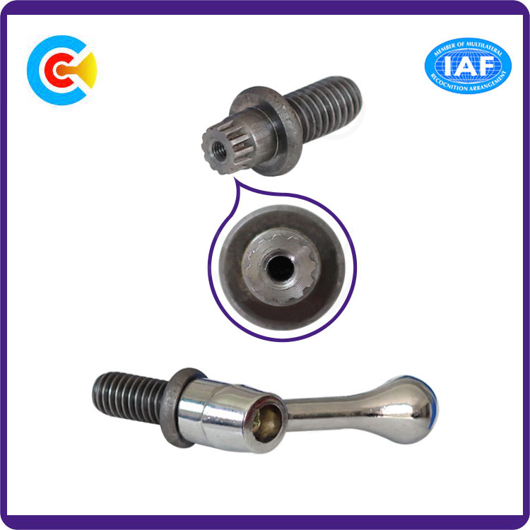 4.8/8.8/10.9/Carbon Steel Galvanized Customized Non-Standard Hobbing Car Handle Mechanical Screw