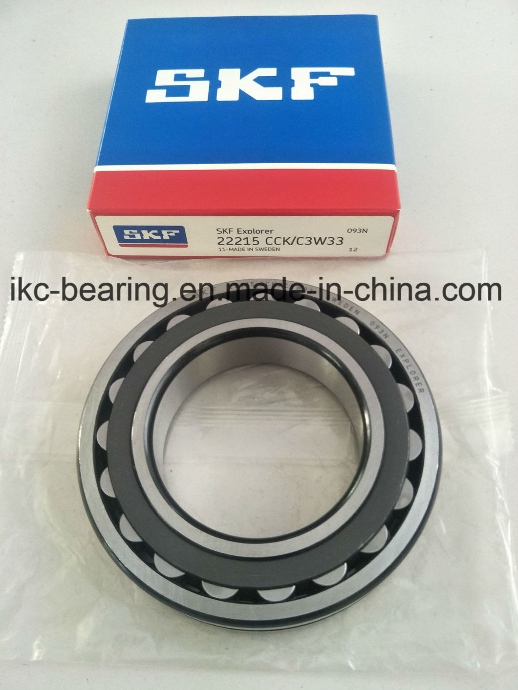 SKF 22215cc/W33/C3, 22215 Cc/W33/C3 Spherical Roller Bearing 22215e, 22215ek, 22215e/C3