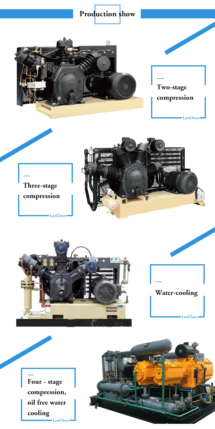 Durable Ship Rock Breaker Two Stage Reciprocating Air Compressor