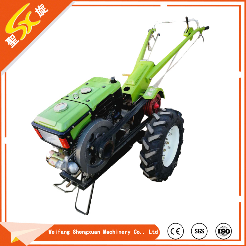 Small 15HP Farm Tractor Tiller with Electric Start