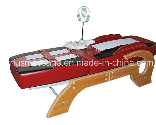 Unfolding Wood Heating Jade Massage Bed