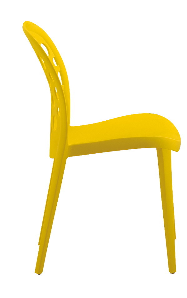 Multi-Colored PP Stackable Restaurant Modern Plastic Chair (038)