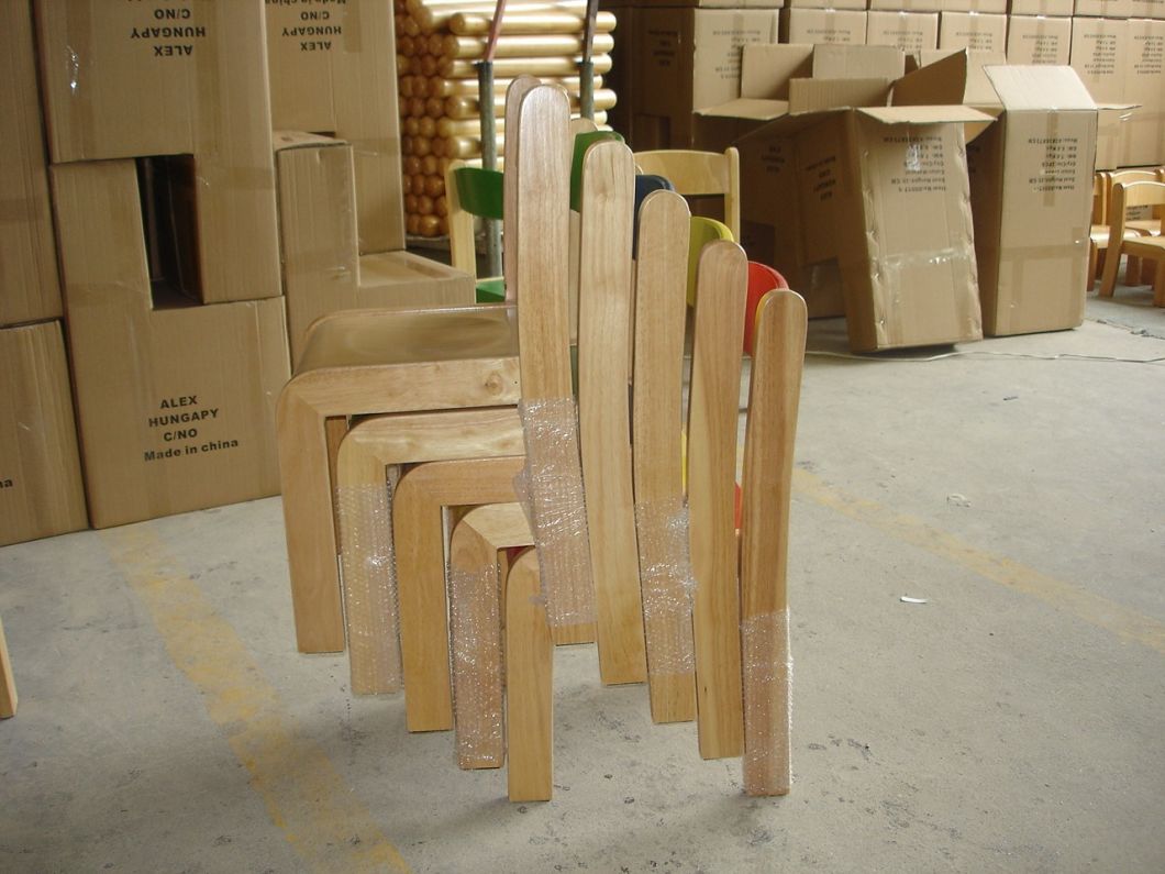 Wooden Chair for Kids with En1729-1 & En1729-2 Certificate Approved (Solid Wood 80515-80517)