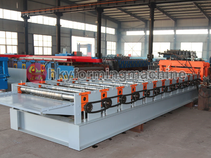 Colored Glazed Steel Roof Tile Roll Forming Machine Prices