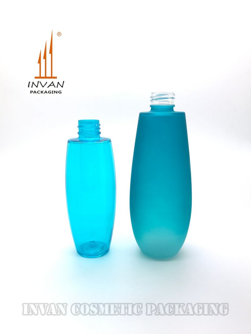Ocean Blue 100ml and 200ml Cosmetic Bottle Pet Bottle Plastic Bottle Lotion Bottle