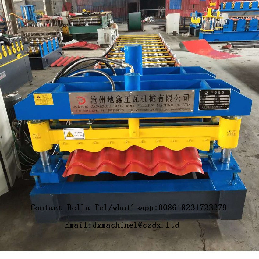 Galvanized Roof Glazed Tile Roll Forming Machine for Sales