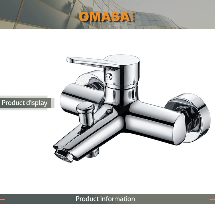 Hot Sale Wall Mounted Single Handle Bathroom Bath-Shower Faucet