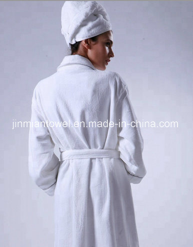 Long Sleeve Comfortable Waffle/Terry Cloth Bath Robes