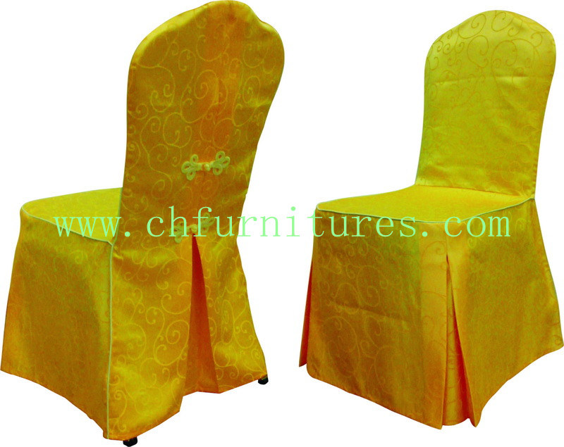 Good Quality Polyester and Cotton Chair Cover (YC-837)