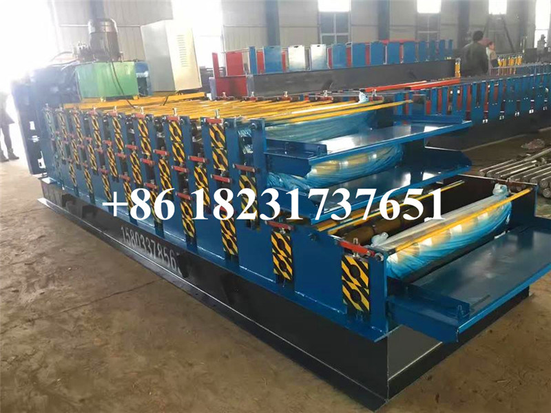 PPGI Glazed Roof Tile Roll Forming Machine