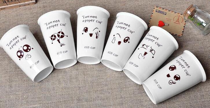 Double Wall Ceramic Mug Travel Coffee Mug Gift Double Wall Travel Mug