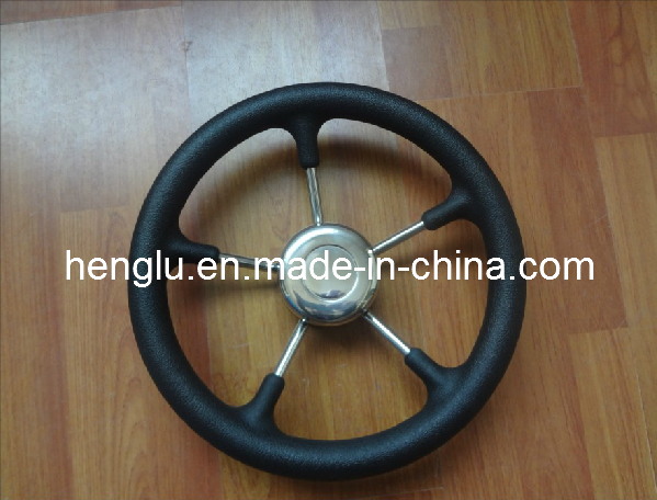 Hot 5 Spokes PU Yacht and Boat Steering Wheel