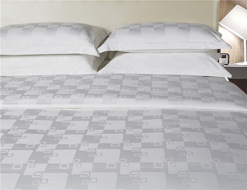Hotel Jacquard White Luxury European Wholesale Cheap Bed Linen