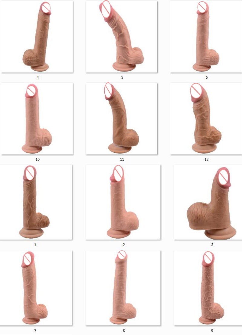 Quality Silicon Dildo Penis Manufacturer Realistic Big Dildo Sex Toy 2018