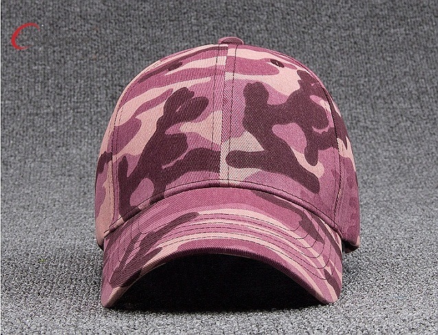 Top Quality Camo Cotton Twill Fabric Baseball Cap for Custom Logo Design