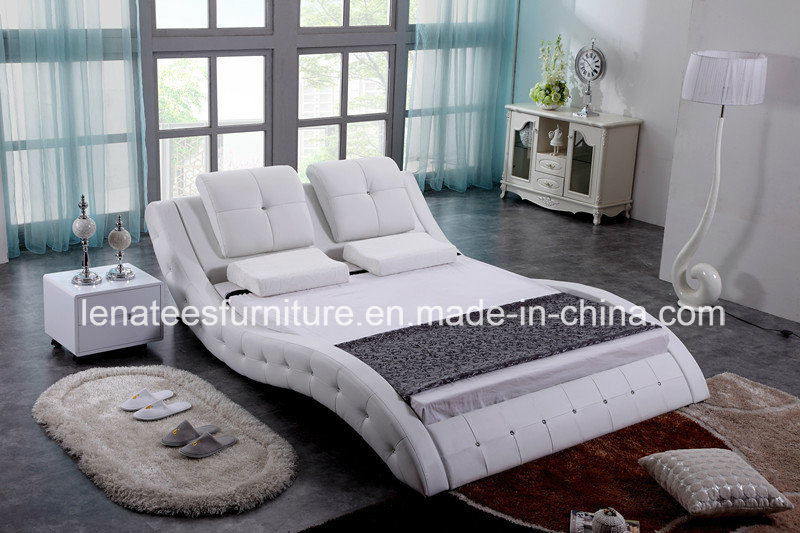 A506 Bedroom Furniture Modern Leather Bed